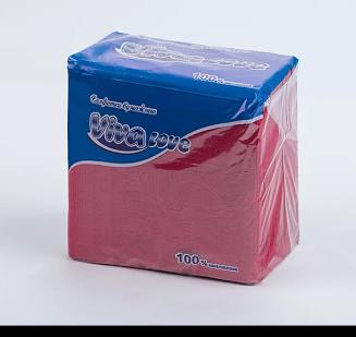 Салфетки бумажные боровые Viva Love 24×24 см 80 л, опт фото 1