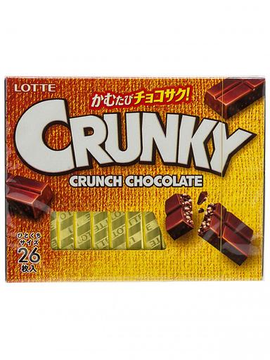 Шоколад Crunky хрустящий, Lotte, 97,5 гр ОПТ фото 1