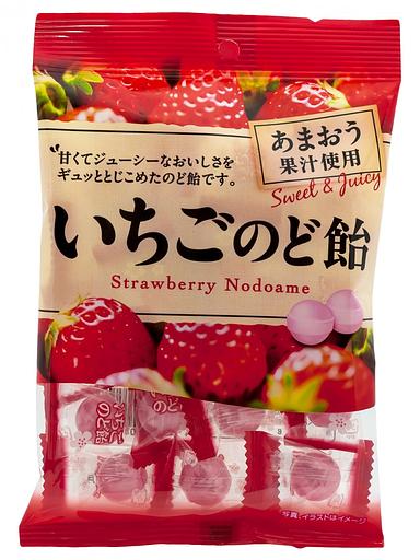 Карамель леденцовая Pine Клубничные леденцы 90г фото 1