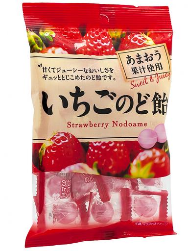 Карамель леденцовая Pine Клубничные леденцы 90г фото 2