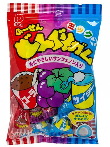 Карамель леденцовая Pine, микс вкусов (кока-кола, газировка, виноград) 110г фото 1