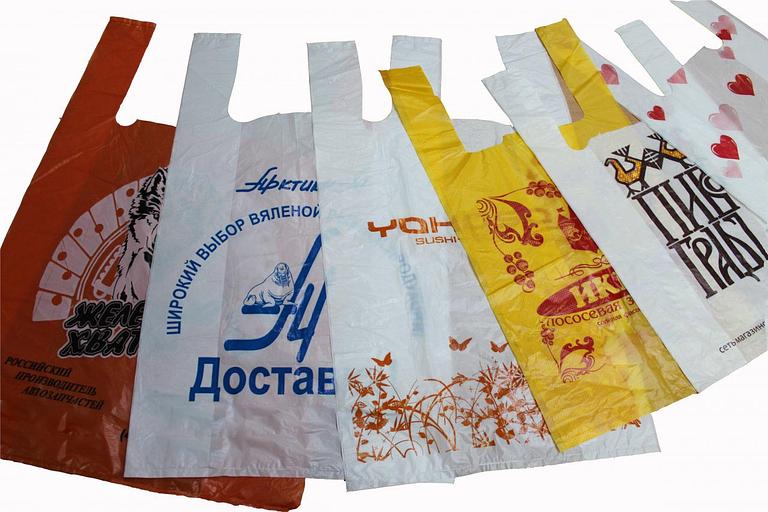 Упаковка пакетов майка 28×50 «Сердечки», «Спасибо Роза», «Гжель», «Листопад» 12 мкр фото 1