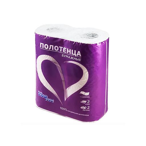 Бумажные полотенца Viva Love 2 рулона, опт фото 1