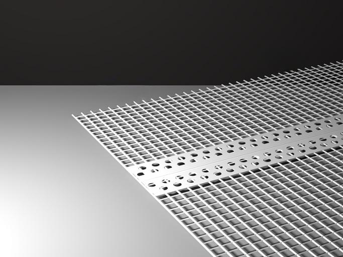 Профиль ПВХ универсальный угловой с сеткой ProfiGips 25 м ОПТ фото 1