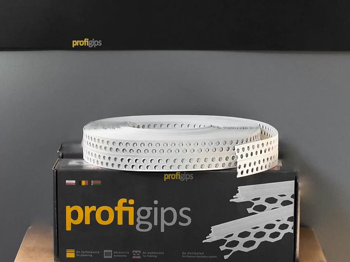 Профиль ПВХ универсальный угловой рулонный без сетки ProfiGips 25 м ОПТ фото 1