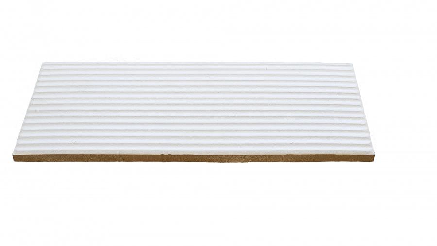 Плитка для бассейна рельефная белая T01A08 244×119×10 ОПТ фото 1