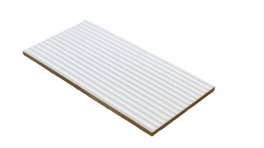 Плитка для бассейна рельефная белая T01A08 244×119×10 ОПТ фото 4