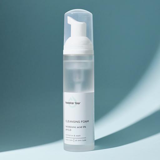 Пенка для умывания с лактобионовой кислотой Booster bar «Cleansing Foam Lactobionic Acid» 5%, pH 5.0, 80 мл ОПТ фото 2
