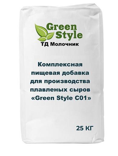 Комплексная пищевая добавка для производства плавленых сыров «Green Style С01», 25 кг фото 1