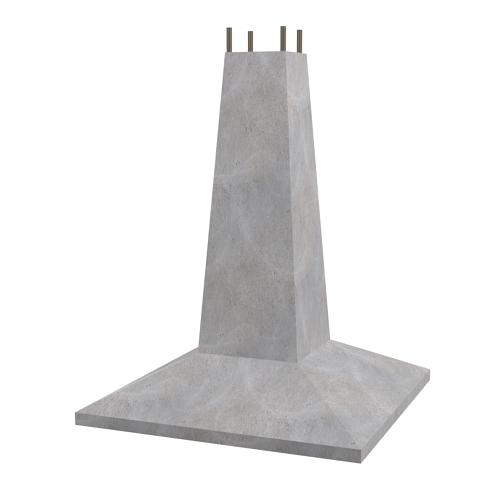 Фундамент монолитный для опор ЛЭП Ф5-АМ фото 1