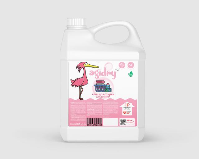 Гель для стирки Agidry Kids 5 л ОПТ фото 1