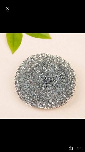 Губка для мытья посуды из оцинкованной стали фото 5