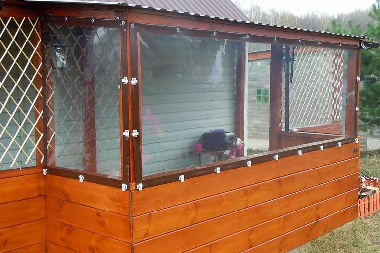 Мягкие окна из пленки ПВХ по индивидуальным размерам ОПТ фото 6