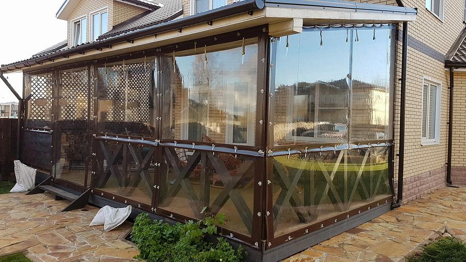 Мягкие окна из пленки ПВХ по индивидуальным размерам ОПТ фото 7