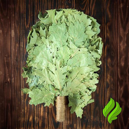 Веник из канадского дуба «Премиум» для бани фото 1