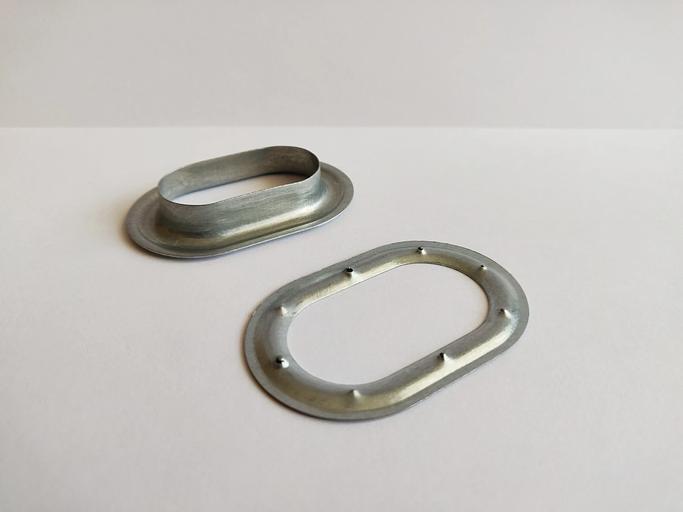 Люверс овальный 42×22 мм фото 1