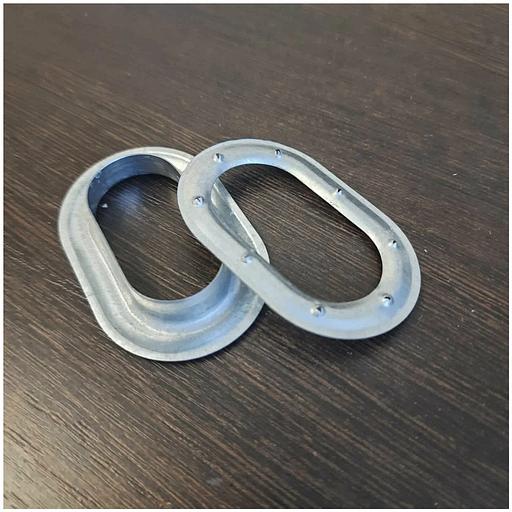 Люверс овальный 42×22 мм фото 5