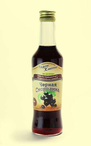Сироп натуральный «Чёрная смородина» 250 мл фото 1