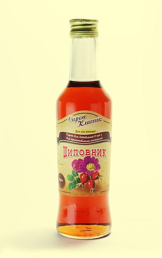 Сироп натуральный «Шиповник» 250 мл фото 1