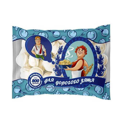 Пельмени Мясная тележка «Для дорогого зятя» 0,8 кг ОПТ фото 1