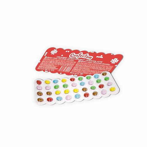 Драже с какао Confectum «ChocoPoint chocolate» 2 шоу-бокса 24х20 г ОПТ фото 2