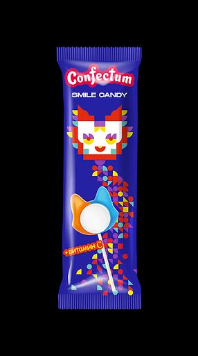 Карамель леденцовая на палочке Confectum «Smile Candy микс» 4 шоу-бокса 30х8 г ОПТ фото 2