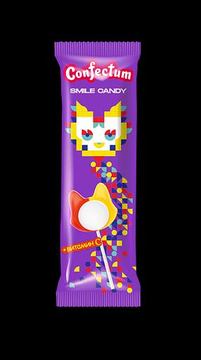 Карамель леденцовая на палочке Confectum «Smile Candy микс» 4 шоу-бокса 30х8 г ОПТ фото 3