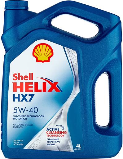 Моторное масло Shell Helix HX7 5W40 SPAA3B4 4 л ОПТ фото 1