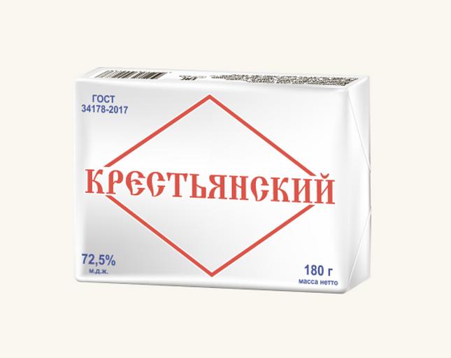 Спред растительно-сливочный Крестьянский «Лав Продукт», 72,5%, 180 гр фото 1