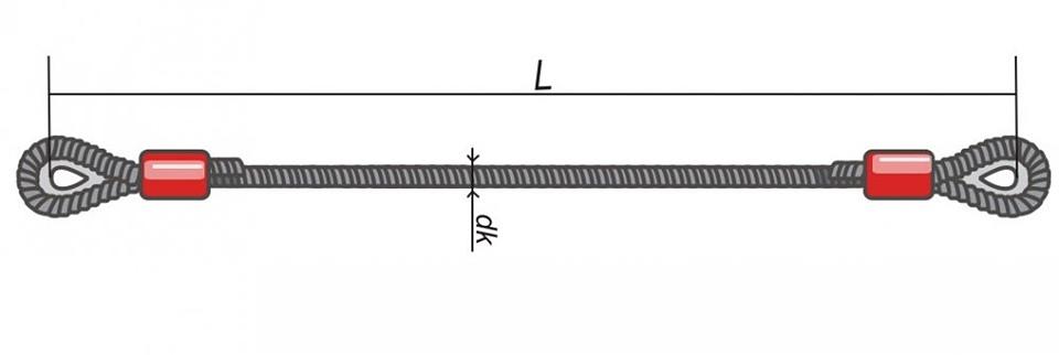 Четырехветвевой строп канатный 4СКзп-0,32 ТН, 7 м фото 2