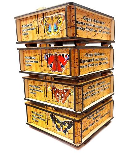 Деревянные пазлы «Юнония» L 49×27 см 274 детали фото 8