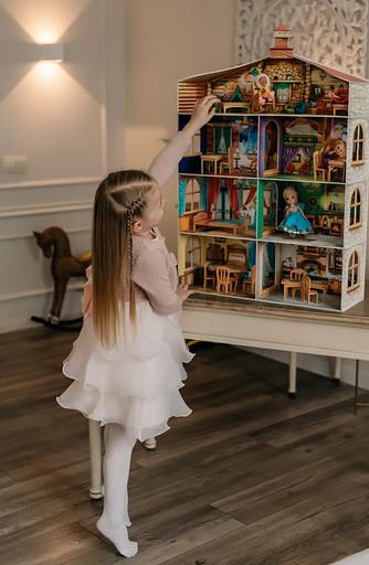 Кукольный домик с мебелью Art Dollhouse 4 этажа фото 2