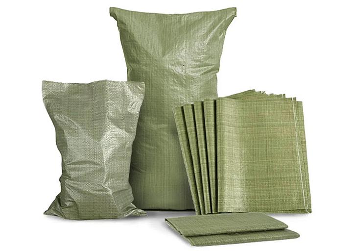 Мешок полипропиленовый новый 55×95 см зелёный ОПТ фото 1