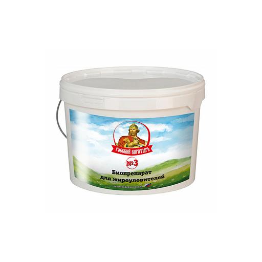 Биоактиватор для очистки жироуловителей бактериями «Русский Богатырь № 3» 1, 5, 10 кг, опт фото 1