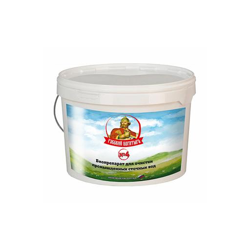 Биоактиватор для очистки сточных вод промышленных «тяжелые стоки» «Русский Богатырь № 4» 1, 5, 10 кг, опт фото 1