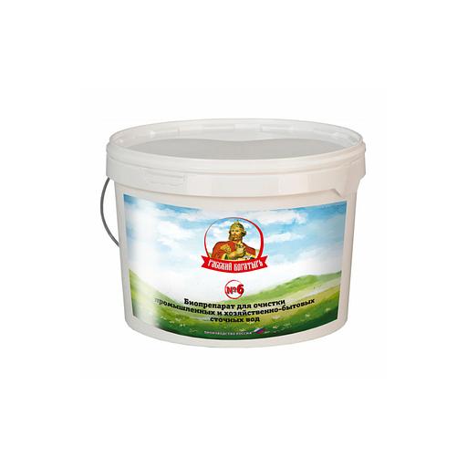 Биоактиватор для очистки хозяйственно-бытовых сточных вод «Русский Богатырь № 6» 1, 5, 10 кг, опт фото 1