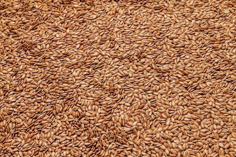 Коричневый лён фото 1