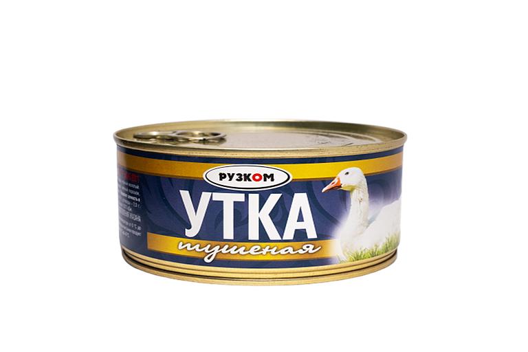 Утка тушеная ГОСТ ОПТ фото 1