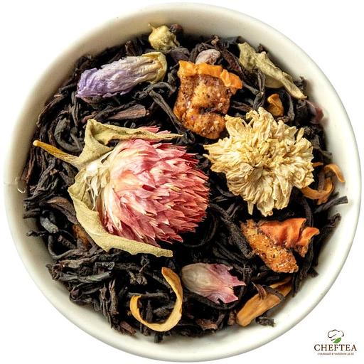 Чай чёрный с лепестками цветов «Цветочный букет» 200г ОПТ фото 1