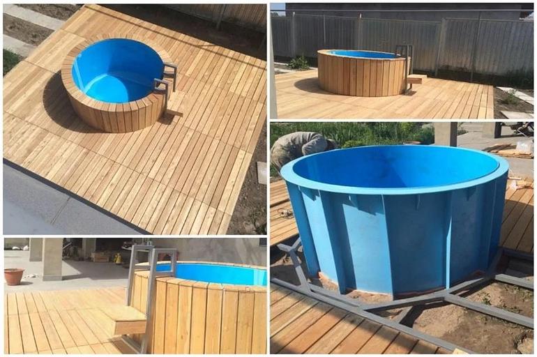 Бассейн из листового полипропилена фото 2