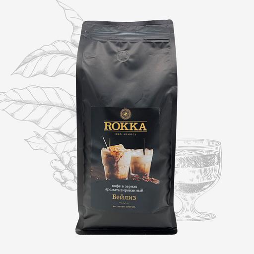 Ароматизированный кофе в зёрнах ROKKA «Бейлиз» 1 кг ОПТ фото 1