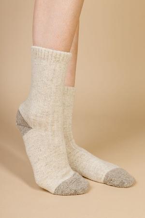 Носки из натуральной шерсти демисезонные TOD цвет бежево-коричневый фото 1