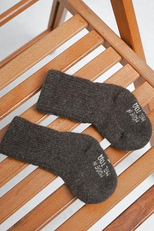 Носки детские из 100% шерсти TOD Оймс цвет шоколадный фото 1