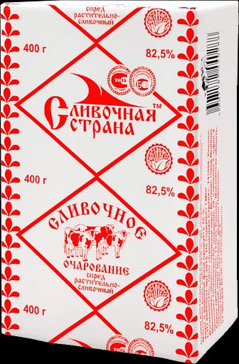 Спред растительно-сливочный «Сливочное очарование» 82,5% 400г ОПТ фото 1