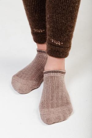 Носки спортивные из натуральной шерсти TOD Оймс цвет коричневый фото 1