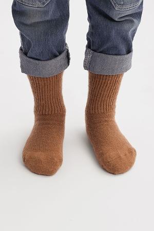 Носки детские из натуральной шерсти TOD Оймс цвет рыжий фото 3