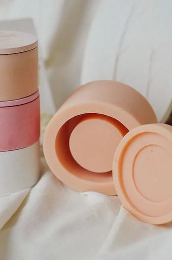 Силиконовый молд «Половинка цилиндра S» для изготовления подсвечника с крышкой ОПТ фото 3