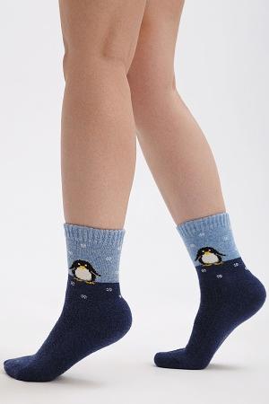 Носки шерстяные TOD Оймс с рисунком Пингвин фото 2