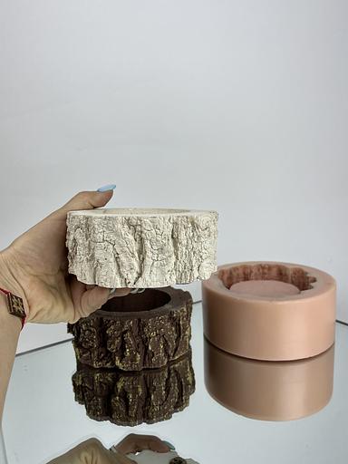 Силиконовый молд форма, для гипса, бетона, эпоксидной смолы «Пенёк» ОПТ фото 6