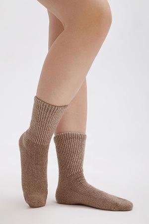 Носки шерстяные TOD Оймс цвет коричневый фото 1